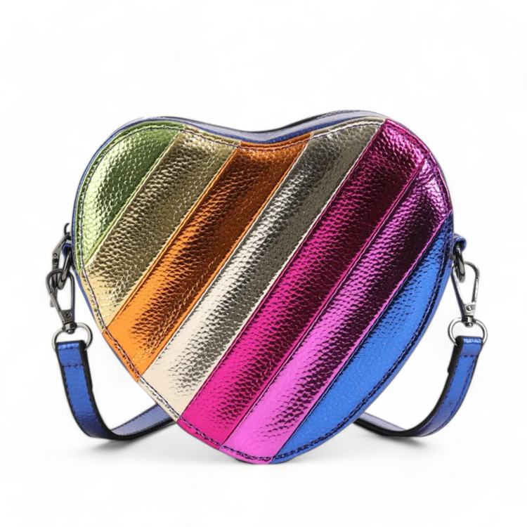 Rainbow Shine Heart Bag