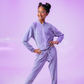 Lavender City Chic Velour Tracksuit