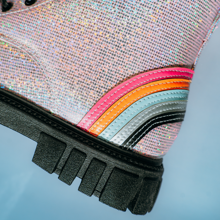 Bubble Gum Rainbow Boots