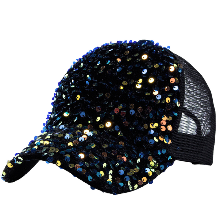 You'll shine like the star you are with the Dazzle Darling Hat! The trucker style hat features a glorious shine that’s sure to make you stand out! Put it on and seize the day, or night, and shine bright like a diamond!