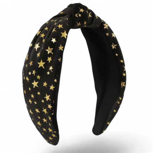 Black Starry Night Headband