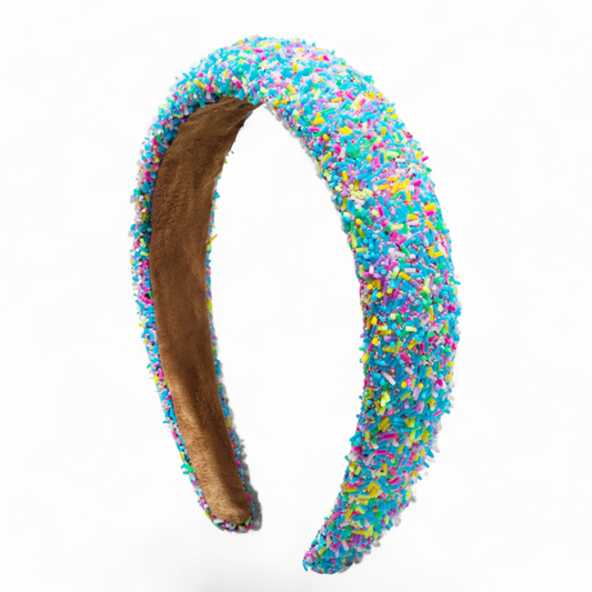 Blue Funfetti Headband