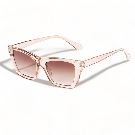 Don't let your style hide in the shadows; grab these Christie Cat Eye Sunglasses and light up the room! With an iconic 60's cat eye design and a subtle tan hue, these sunglasses will add some spunky flair to your outfit!