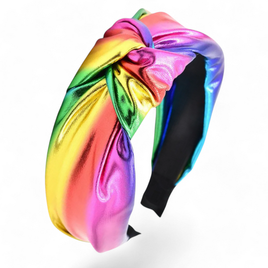 Iridescent Rainbow Headband