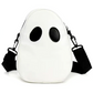 This "Mostly Ghostly" Crossbody bag is the perfect accessory for the modern ghoul about town! It's roomy enough to carry all your ghoulish goodies, and its fun and spooky design will make sure you stand out in a crowd. Boo-tiful!