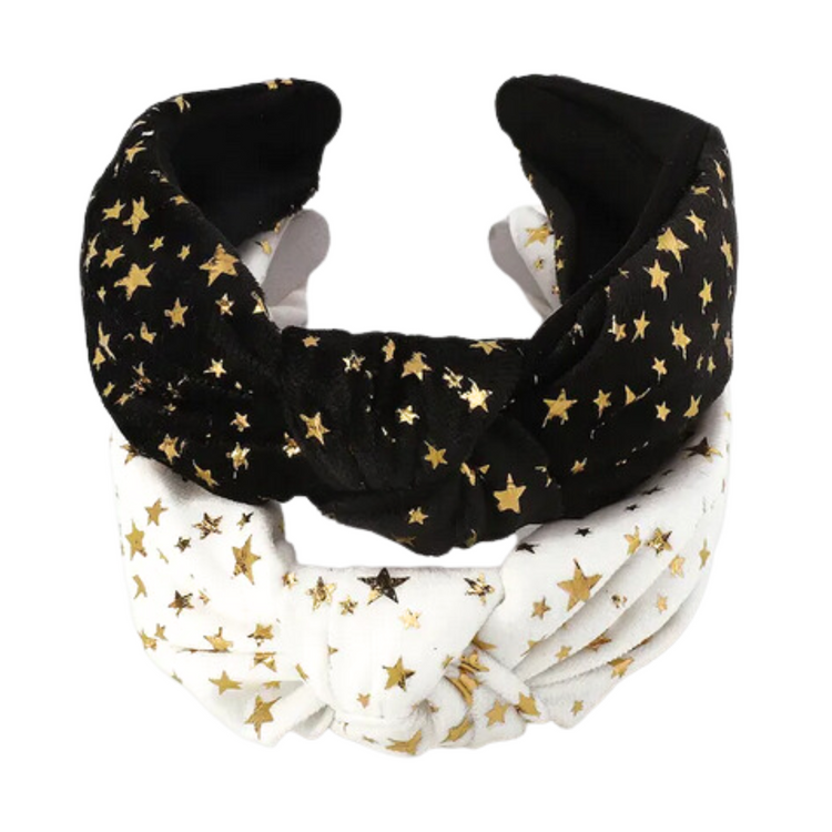 White Starry Night Headband