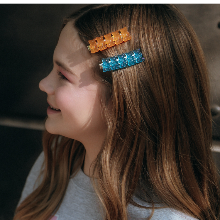 Gummy Bear Barrette Set