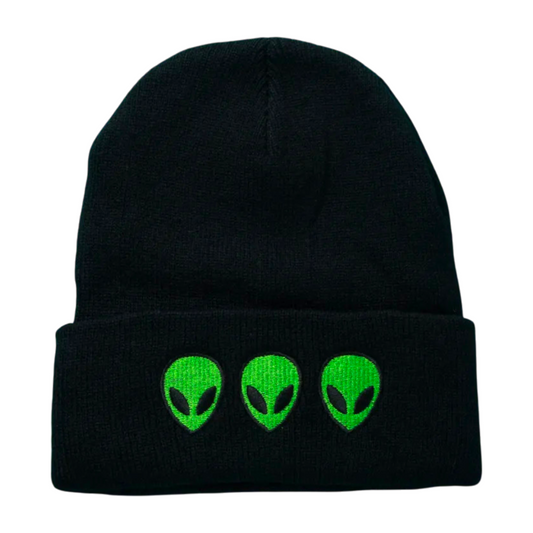 Black Alien Chill Beanie