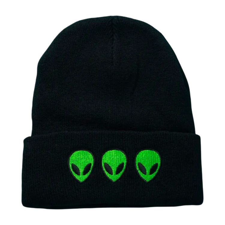 Black Alien Chill Beanie