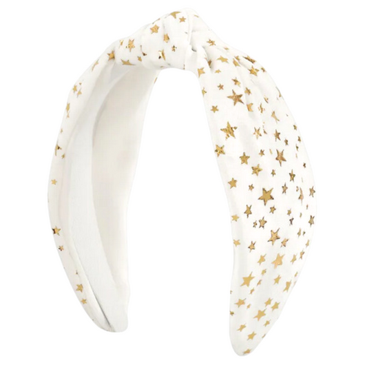 White Starry Night Headband