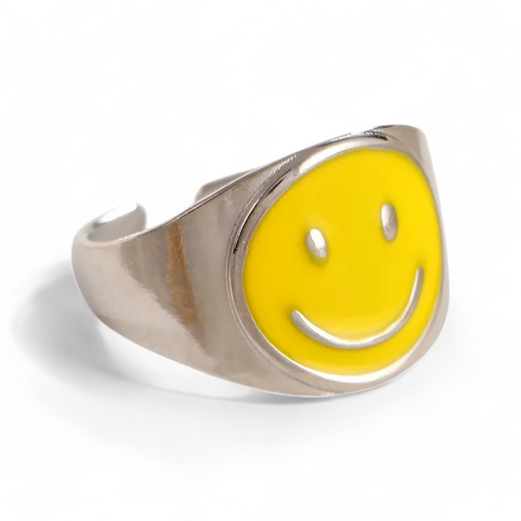 Yellow Sunny Smiles Ring